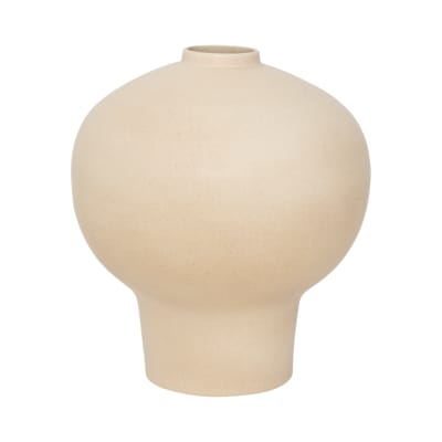 Pot en céramique beige ø 37 * 41  cm