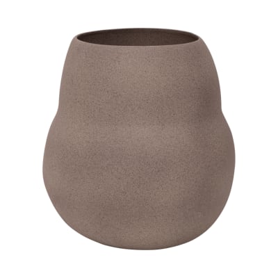 Pot en céramique marron ø 38.5 * 40 cm