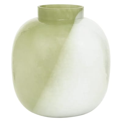 Vase en verre verte 19 * 19 * 20 cm