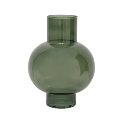 Vase en verre verte 18 * 8 * 24 cm