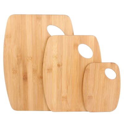 Set  de 3 planches à découper en bambou