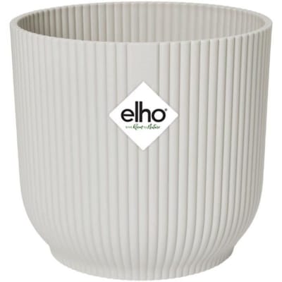 Pot de fleurs rond vibes ø 22 x hauteur 20,16 cm blanc