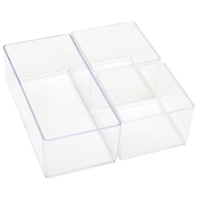 Organisateur  de rangement 3 boites modulables petit modèle
