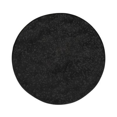 Assiette de service en céramique noire ø 38 * 2  cm