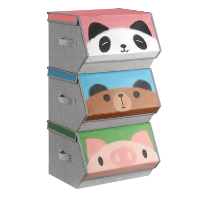 Coffres à jouets boîte de rangement enfant pliable 38 x 35 x 25 cm