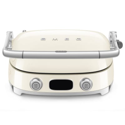 Gaufrier / multigril vintage années 50 crème smeg