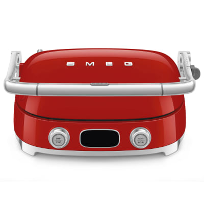 Gaufrier / multigril vintage années 50 rouge smeg