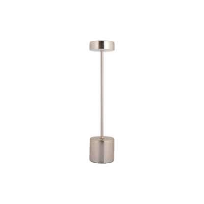 Lampe de table métal argent 8x8x37.5cm