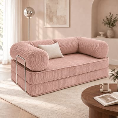 Canapé lounge convertible à modules indépendants