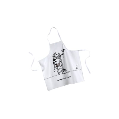 Tablier de cuisine en coton imprimé vachement artiste - 70x90cm