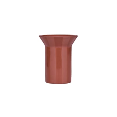 Pot en grés coloris marron