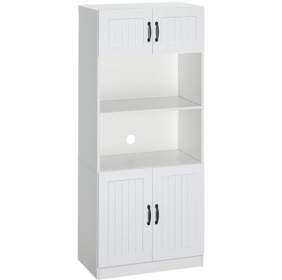 Buffets de cuisine en mdf avec anti-basculement blanc 70x40x170 cm