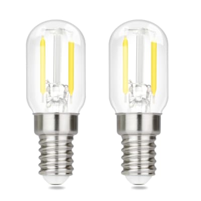 Ampoule verre transparent 2x6cm e14 6000k lot de 4