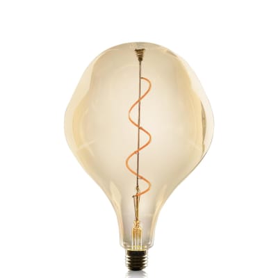 Ampoule verre marron 17x27cm e27 2200k