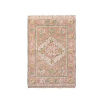 Tapis lavable enfant persan rose 200x300cm