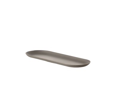 Plateau en acier taupe