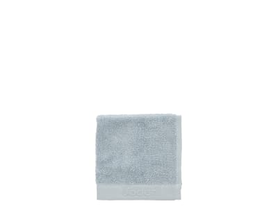 Serviette d'invité en coton bleu lin 30x30cm