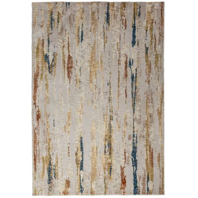 Tapis en fibres synthétiques multicolore 200x300cm