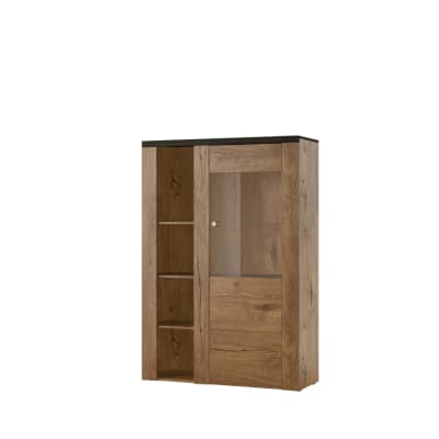 Buffet voltia avec 1 porte vitrée - 100cm