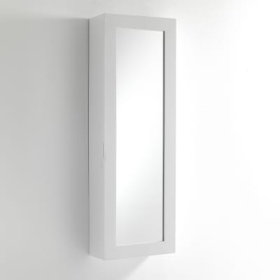 Meuble mural avec table à repasser blanc 120x40x18 cm