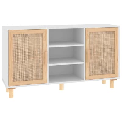 Buffet bahut commode armoire 105 x 30 x 60 cm bois blanche