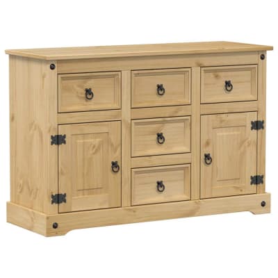 Buffet bahut commode armoire 115 x 40 x 76 cm bois marron