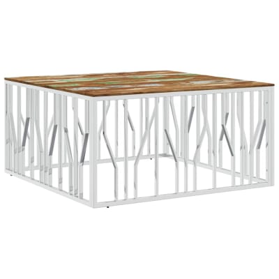 Table basse  argent  100 x 100 x 50 cm