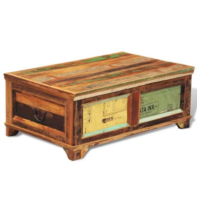 Table basse  vin marron  85 x 50 x 35 cm