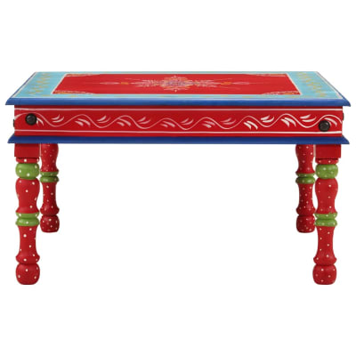 Table basse  rouge  54 x 54 x 30 cm