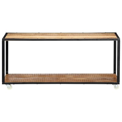 Table basse  cèdre marron  90 x 50 x 40 cm