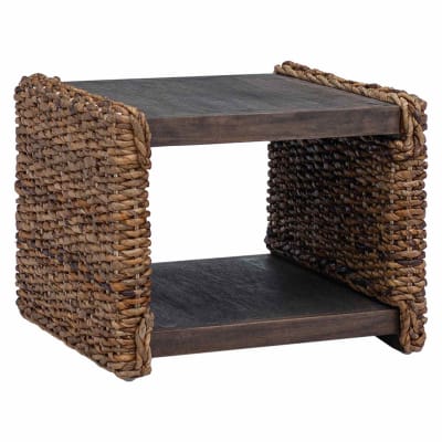 Table basse  acajou marron  45 x 45 x 45 cm