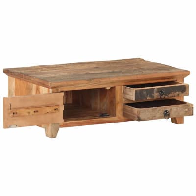Table basse  vin marron  90 x 50 x 31 cm