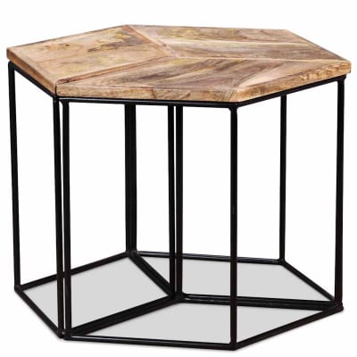 Table basse  vin marron  56 x 48 x 40 cm