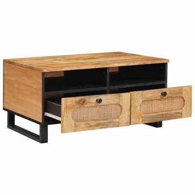Table basse  acajou marron  80 x 54 x 40 cm