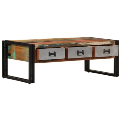 Table basse  cèdre marron  100 x 50 x 35 cm