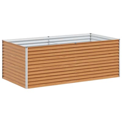 Jardinière surélevée industrielle 195 marron 195 x 100 x 68 cm