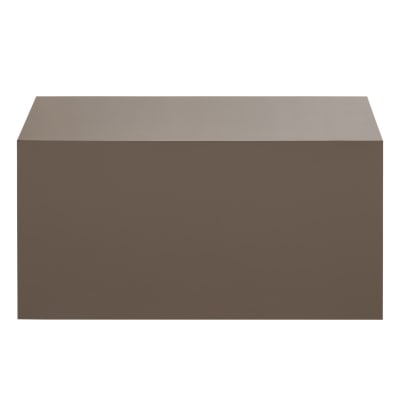 Table basse en mdf finition brillante marron moka