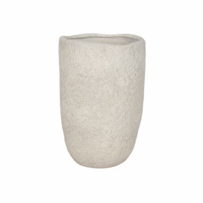 Vase pour plantes d’intérieur en MGO blanc 66,5x44x44