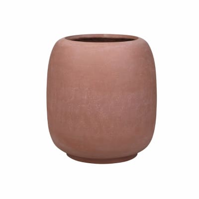 Vase pour plantes d’intérieur en MGO marron mocha 37x32,5x32,5