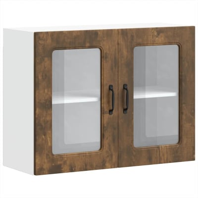 Armoire murale de cuisine bois beige 80 x 31 x 60 cm