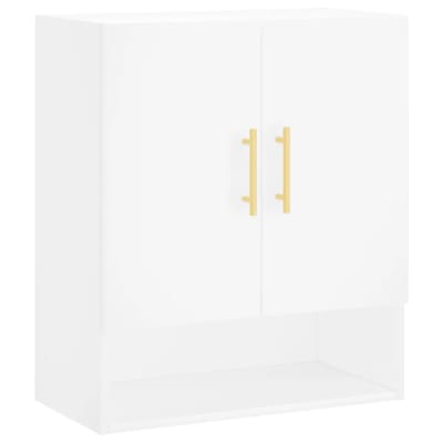 Armoire murale moderne blanche bois blanche 60 x 31 x 70 cm