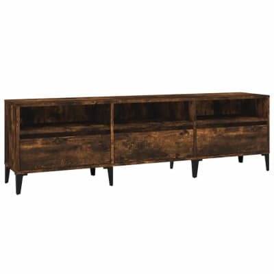 Meuble tv en bois 150 x 30 x 44 cm bois beige