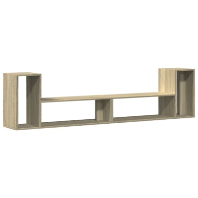 Meubles tv multimédia étagère bois marron 100 x 30 x 50 cm