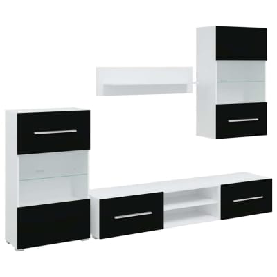 Meubles tv avec rangement bois marron 120 x 39.5 x 34 cm