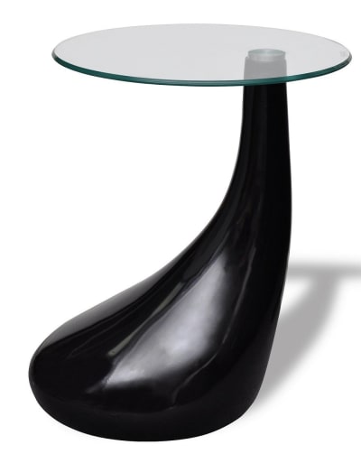 Table basse de salon verre 45 x 45 x 55 cm