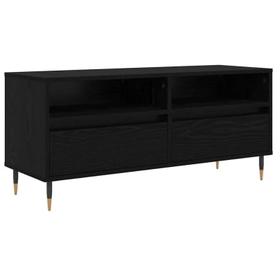 Meuble tv contemporain avec bois beige 100 x 44.5 x 34.5 cm