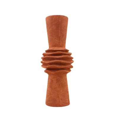 Vase en grès effet pierre terracotta, h47cm