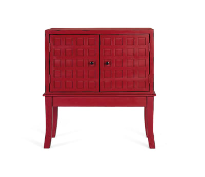 Meuble d'appoint en bois de manguier 81 cm style contemporain oriental