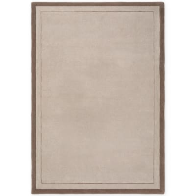 Tapis en laine palazzo crème et marron - villeroy & boch 120x170cm