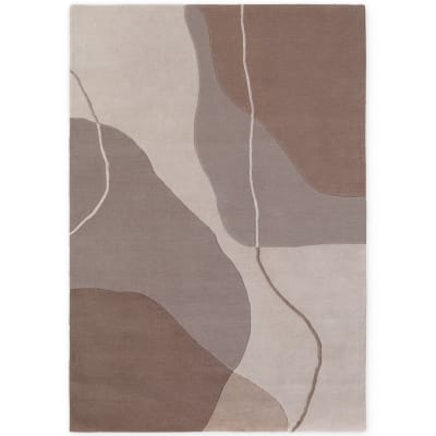 Tapis en laine virelle crème beige - villeroy & boch 160x230cm